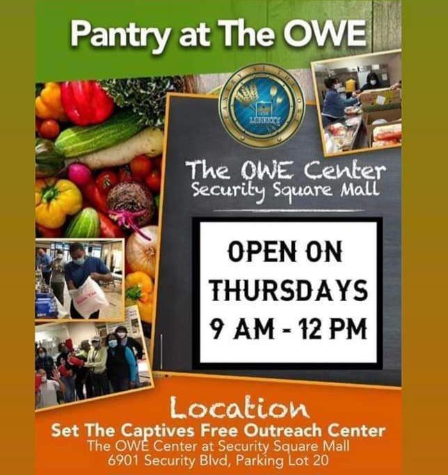 Thursday Food Pantry 9am to 12 pm