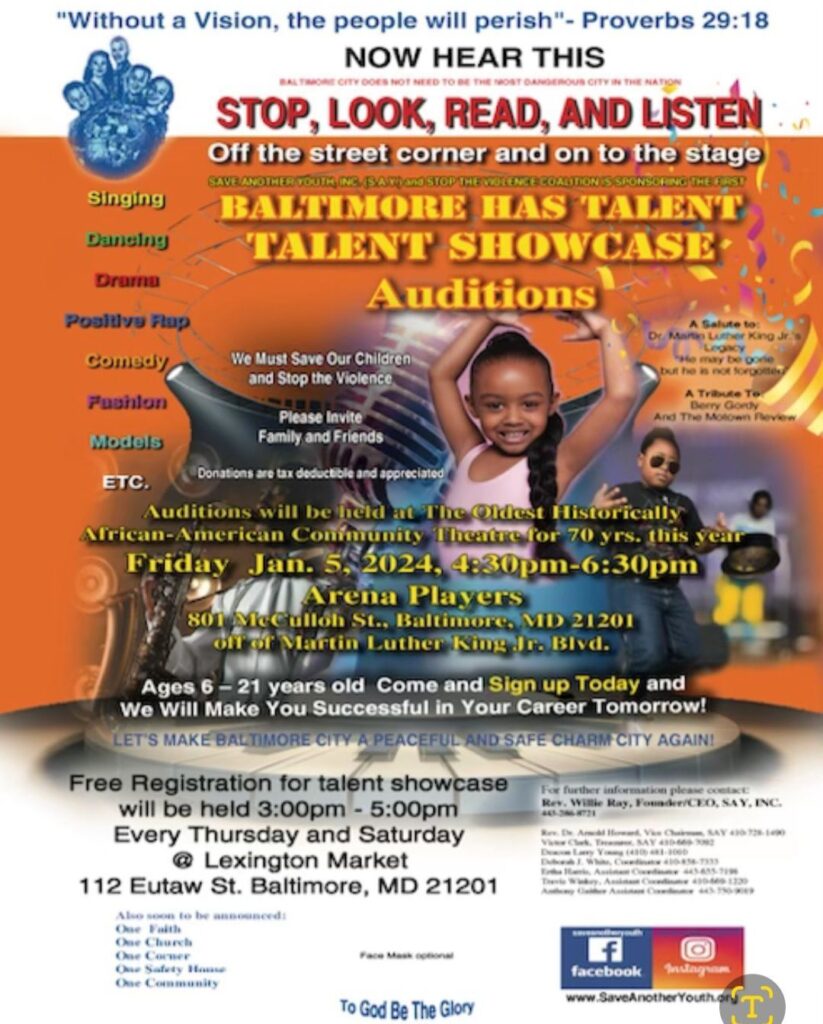 Talent showcase opportunity