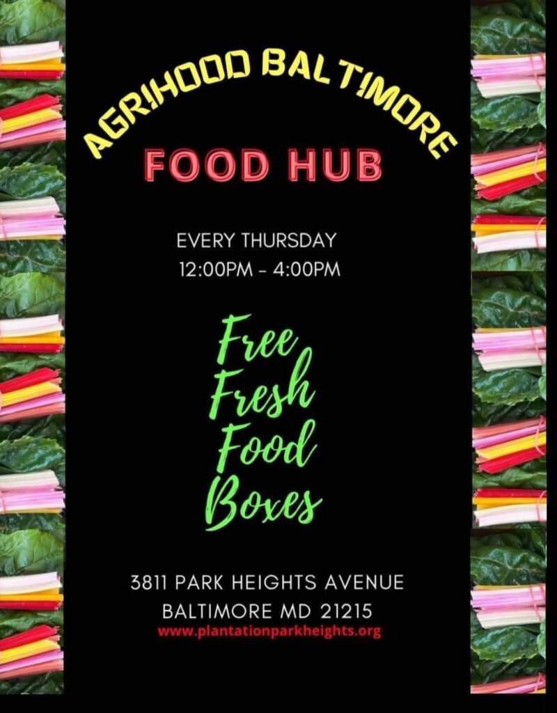 Free Fresh Food Boxes - Arghihood Baltimore Food hub